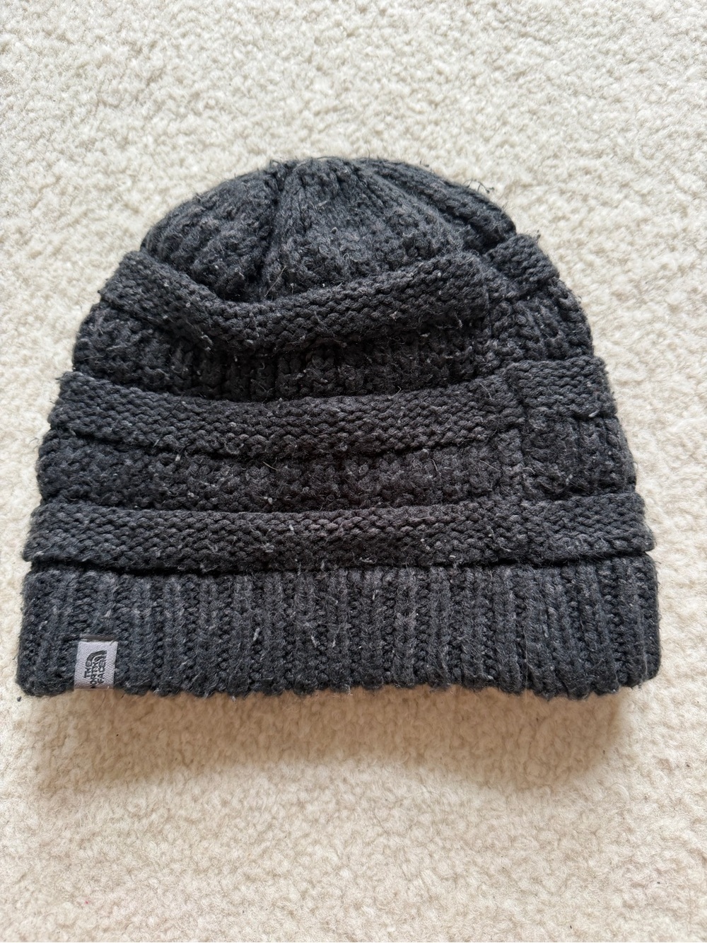 The North Face Black Knit Beanie Winter Hat
